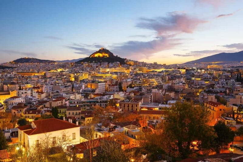 Athens: Night Walking Tour - The Academy of Athens and the Old Parliament