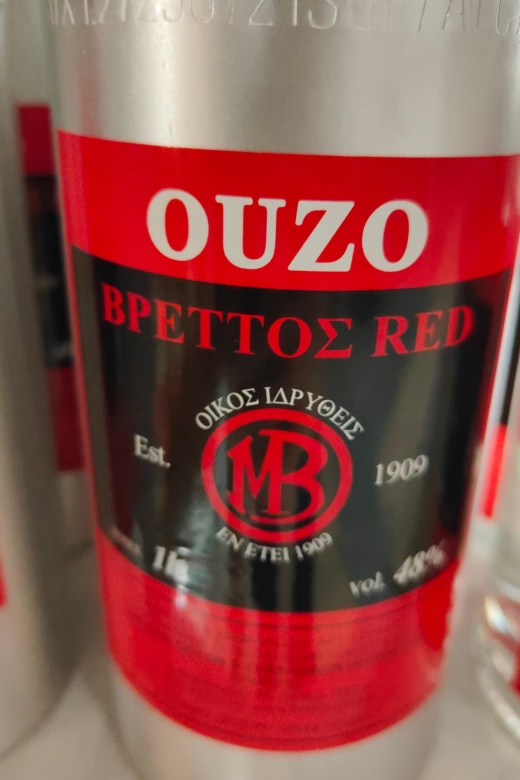 Athens: Ouzo Tasting at Brettos Plaka - Five labels, five levels of strength