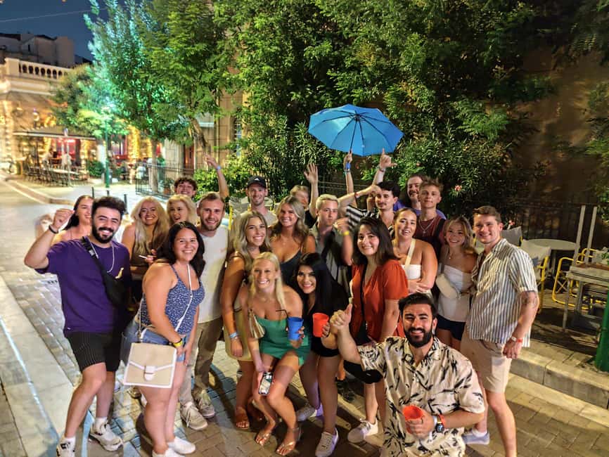 Athens Party Pub Crawl with Unlimited Drinks & Club Access - Starting opposite Thissio metro