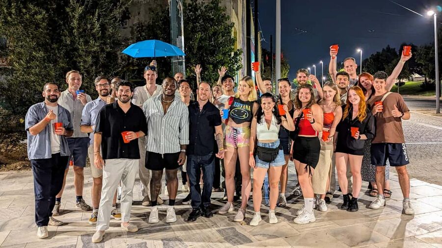 Athens Party Pub Crawl with Unlimited Drinks & Club Access - Moving through Athens nightlife