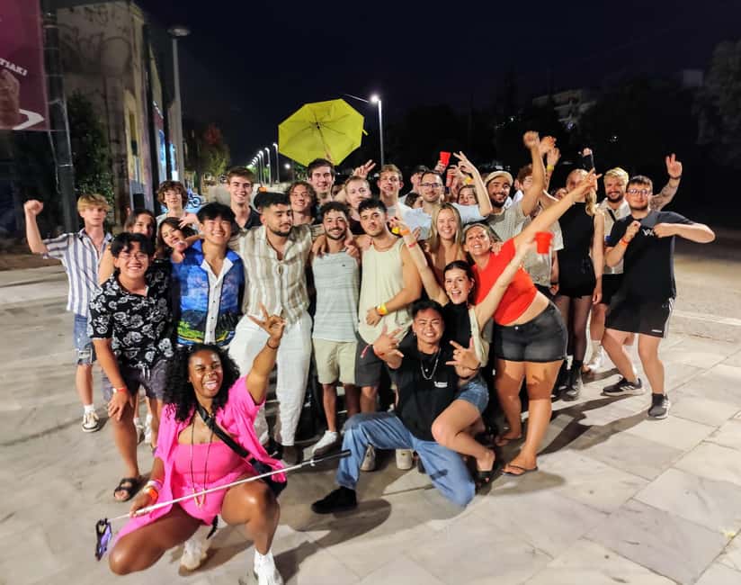Athens Party Pub Crawl with Unlimited Drinks & Club Access - A host-led night for solo visitors
