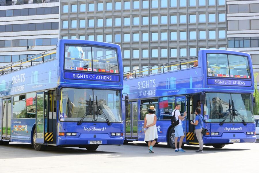 Athens, Piraeus, and Coastline: Blue Hop-On Hop-Off Bus - Key points at a glance