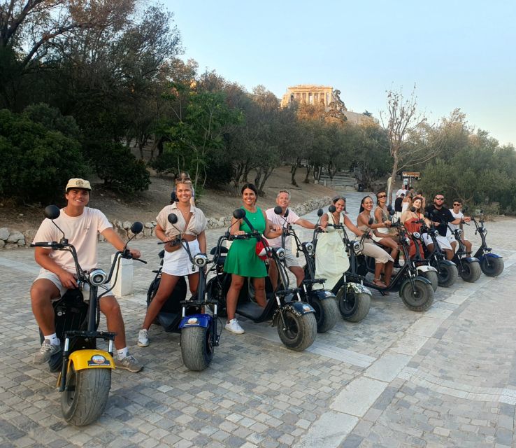Athens: Premium Guided E-Scooter Tour in Acropolis Area - Observatory views and the secret photo stop