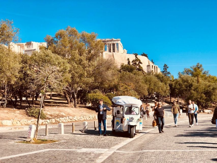 Athens: Private 3-Hour City Tour on Eco-Friendly Tuk Tuk - Why a tuk tuk works well in central Athens