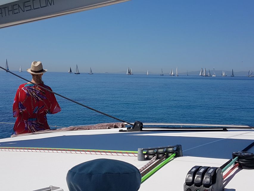 Athens: Riviera Catamaran Cruise with Meal and Drinks - Drinks, music, and the pace onboard