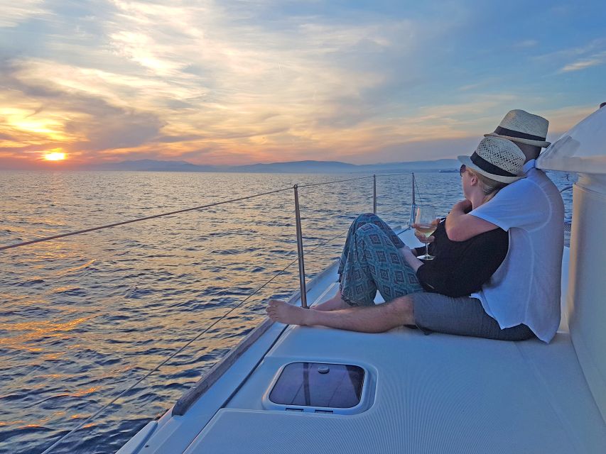 Athens: Riviera Catamaran Cruise with Meal and Drinks - From your hotel to Alimos Marina