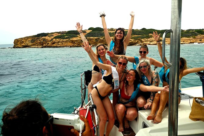 Athens Riviera Catamaran tour with fresh Meal Drinks and Swimming - Second swim stop and the best water time