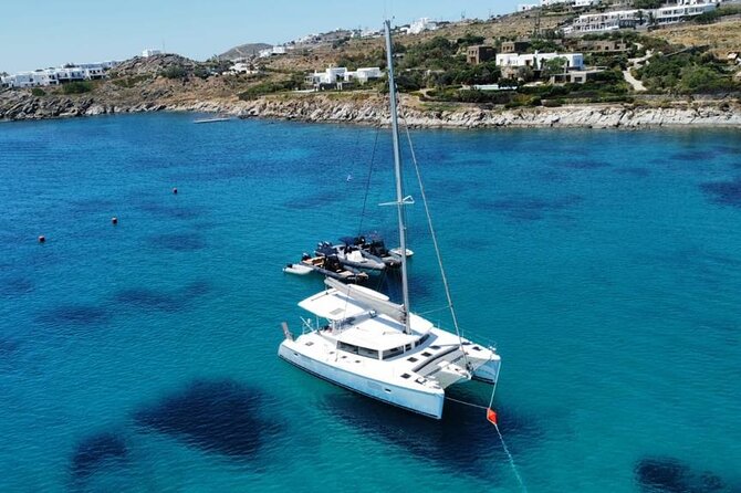 Athens Riviera Catamaran tour with fresh Meal Drinks and Swimming - The crew, boat, and group size
