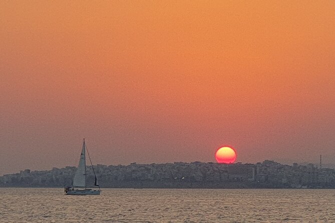 Athens Riviera Catamaran tour with fresh Meal Drinks and Swimming - First stop: swimming at Vouliagmeni Bay