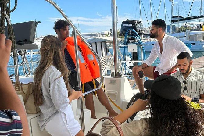 Athens Riviera Private Sail Catamaran with Meal and Wine - Swimming, Snorkeling, and SUP Time