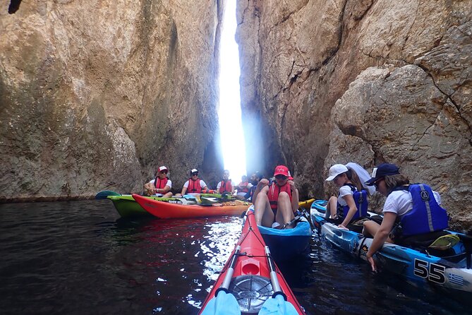 Athens Riviera: Sea Kayak and Snorkeling Adventure with Picnic - Paddling along the eastern Attica coast