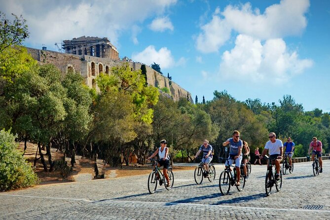Athens Scenic Bike Tour with an Electric or a Regular Bike - Cathedral and Plaka at street level