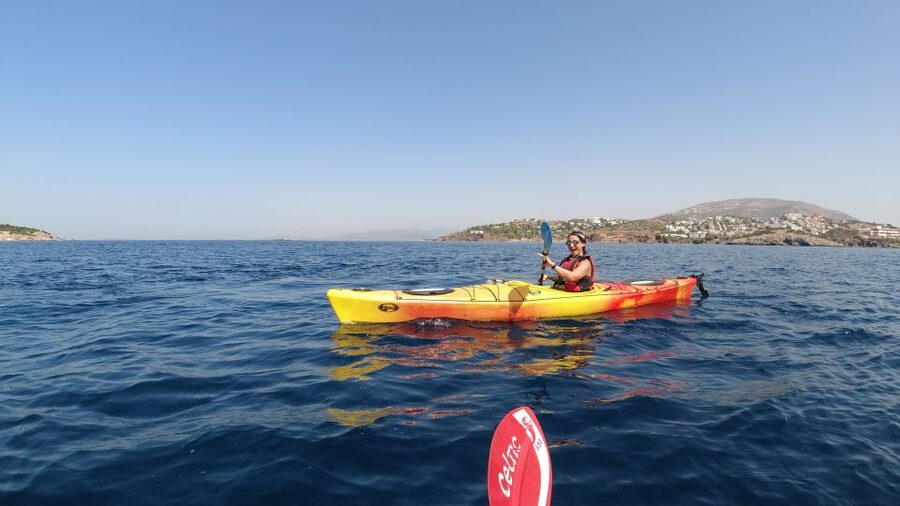 Athens: Sea Kayak Sunset Tour - The return paddle and sunset