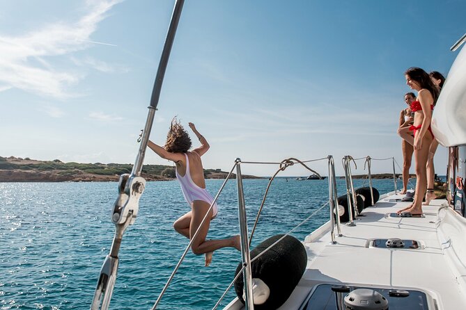 Athens Semi private Morning Catamaran cruise with meal & drinks - A small catamaran instead of a private charter