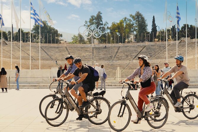 Athens Small Group Electric Bike Tour - Roman remains and the first Acropolis views