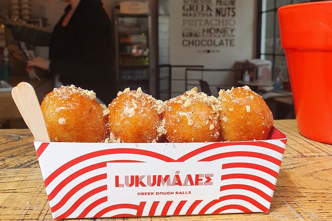 Athens Street Food Walk - Psirri brings honey, cinnamon, and loukoumades