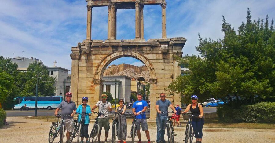 Athens: Sunset Bike Tour - Zappeion, the Presidential Mansion, and the Panathenaic Stadium