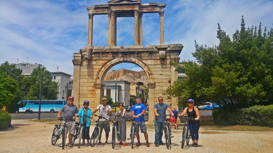 Athens: Sunset Bike Tour - Starting near the Acropolis and the Temple of Olympian Zeus