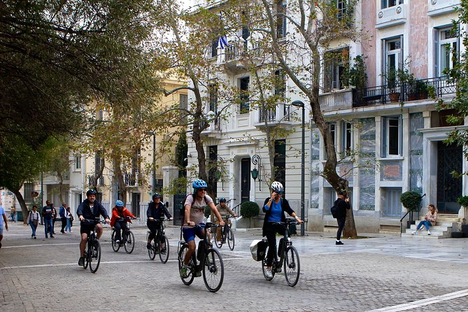 Athens Sunset Electric Bike Tour - Adrianou Street and the high view from the Observatory