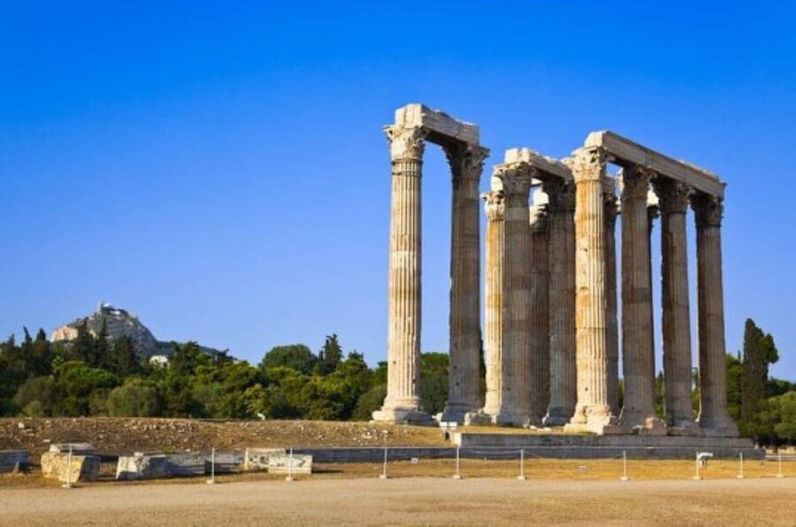 Athens: Temple of Olympian Zeus Entrance Ticket - What you see inside the archaeological site