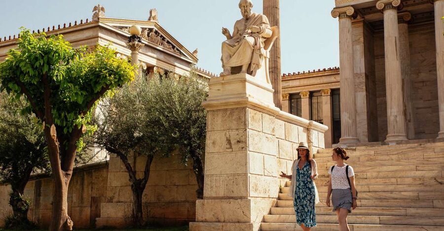 Athens: The History of Greek Mythology Private Tour - The Academy and University bring modern Athens into the story