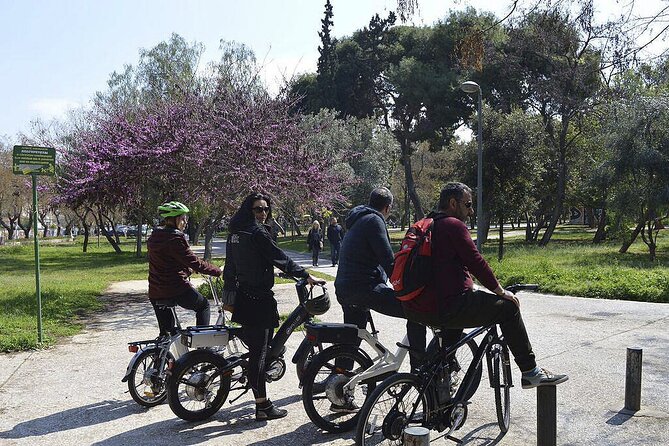 Athens Tour with Electric Bike - Plaka and the Acropolis from below