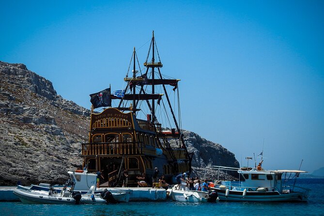 Barco De Pirata Cruise at 3 Islands in Greece - Plati, or Plato, and the final swim