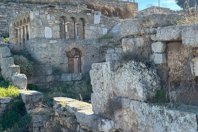 Biblical Ancient Corinth Canal Epidaurus Nafplio Private Tour - The Temple of Apollo and Acrocorinth