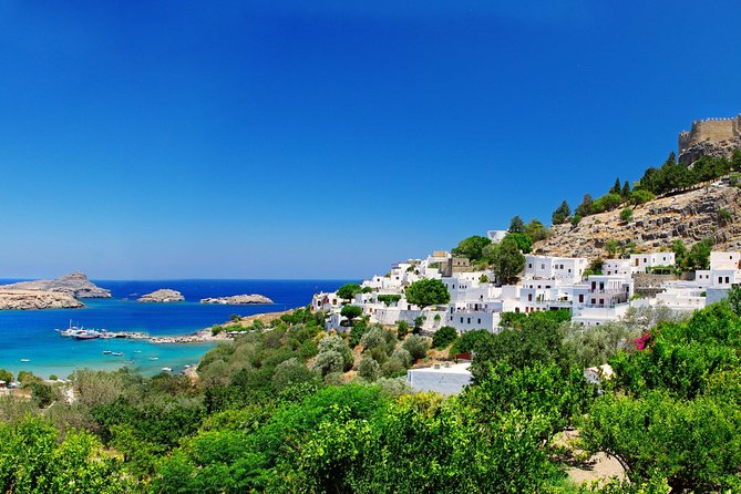 Boat Trip to LINDOS with Swimming Stops at Anthony Quinn's & Tsambika Bays - Anthony Quinn Bay is the final highlight