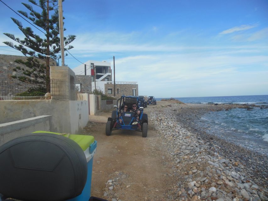 Buggy safari Crete (Transfer and lunch) analipsi- hersonisos - Potamos Beach and the final swim