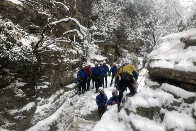 Canyoning trip at Zagori area of Greece - Section A - Nefeli Canyon gives beginners a real taste of canyoning