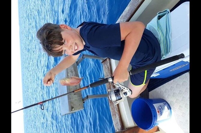 Captain Manolis Fishing with barbecue on the boat - The barbecue is the real centerpiece