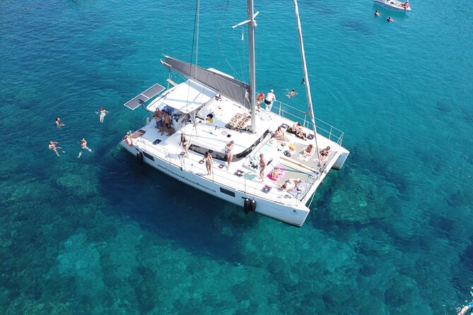 Catamaran Cruises Rhodes - 6 Hours Day Cruise ALL INCLUSIVE - A relaxed way to see Rhodes from the sea