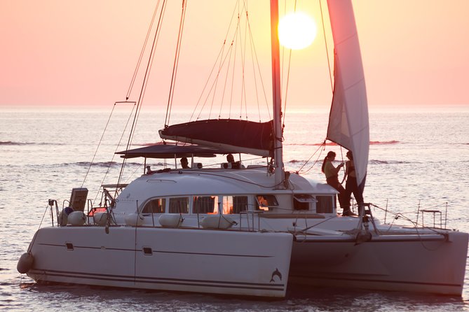 Catamaran Day & Sunset Cruises with meals Drinks and transportation - A freshly cooked lunch with wine