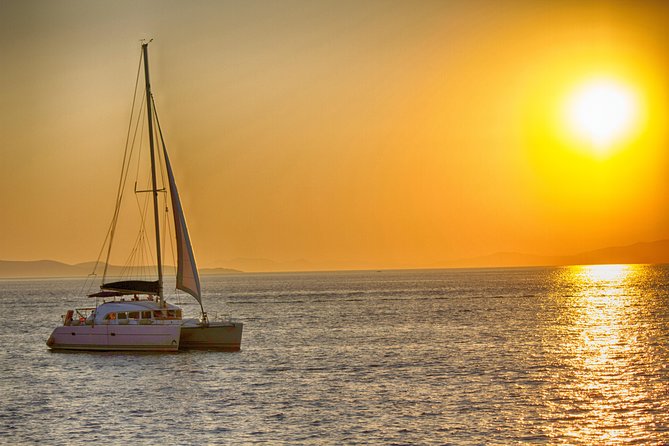 Catamaran Day & Sunset Cruises with meals Drinks and transportation - Pickup, cruise-ship timing, and practical details
