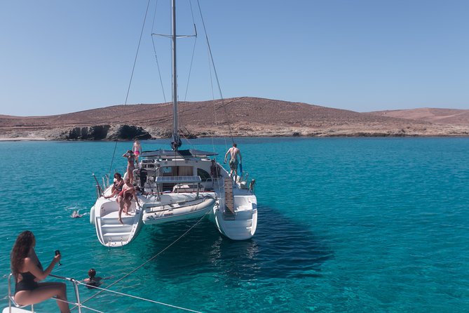 Catamaran Day & Sunset Cruises with meals Drinks and transportation - Two hours in the water at Rhenia
