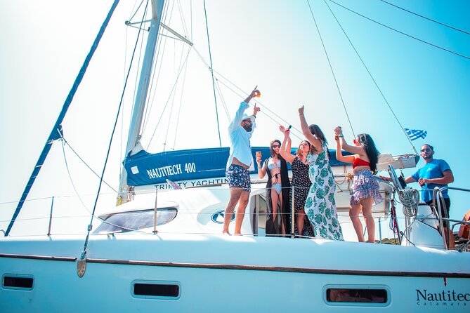 Catamaran Full-Day of Milos and Poliegos With Lunch & BBQ - Theiorychia and sulfur mining