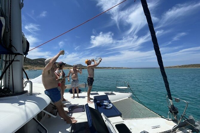 Catamaran Semi Cruise Paros Antiparos includes Food and Drinks - Nine Hours Between Paros and Antiparos