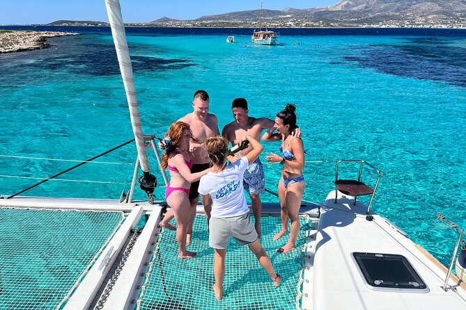Catamaran Semi Cruise Paros Antiparos includes Food and Drinks - Antiparos by Boat, Not Just by Ferry