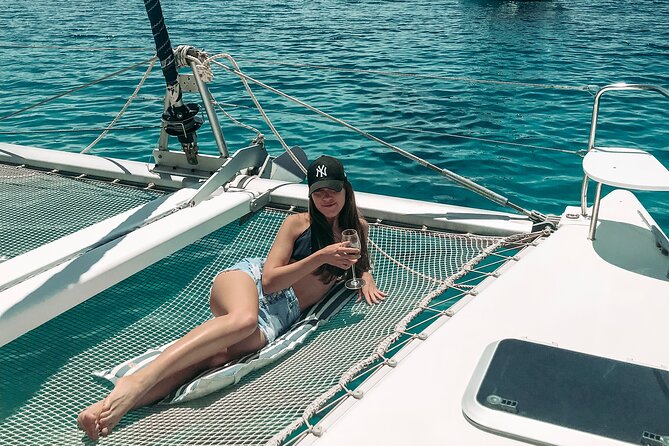Chania: Afternoon Catamaran trip - Dinner, Drinks & Sunset - Crew service and the feel on board