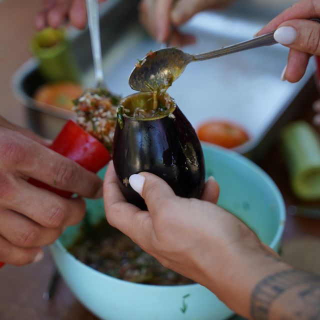 Chania: Authentic Cooking Class - Sitting down to the meal