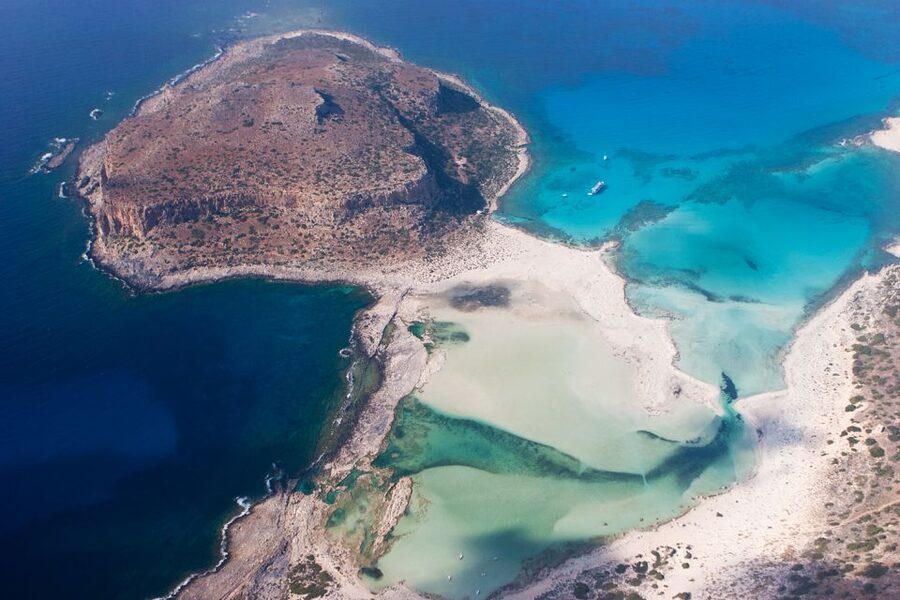 Chania: Balos and Falassarna Tour with Loungers and Lunch - The Balos viewpoint delivers the big moment