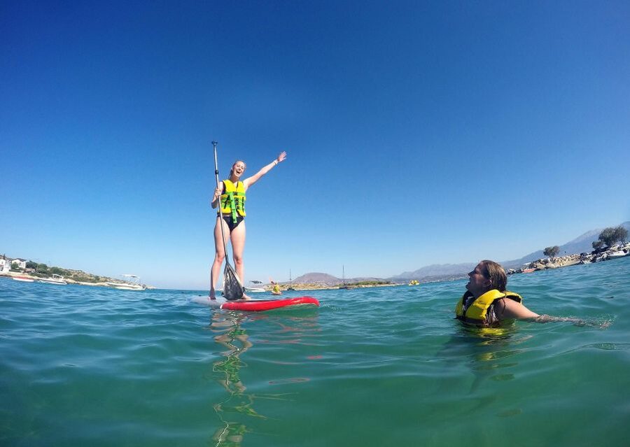 Chania: Boat Trip with Guided Snorkeling & Stand-Up Paddling - Optional Yamaha sea scooters