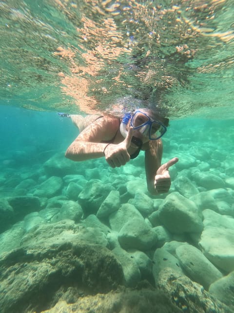 Chania: Boat Trip with Guided Snorkeling Tour - What the guided water time feels like