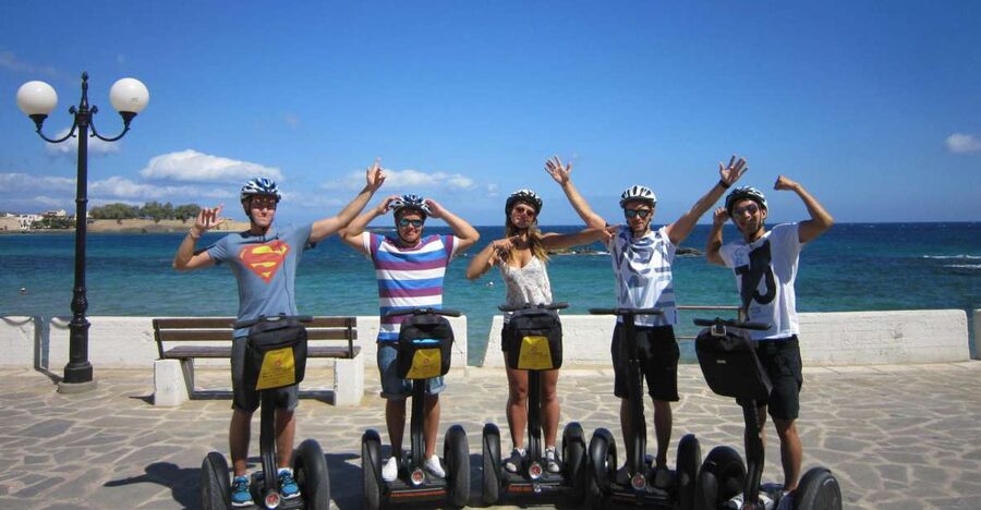 Chania Exploration Segway Tour - Getting comfortable before the Old City ride