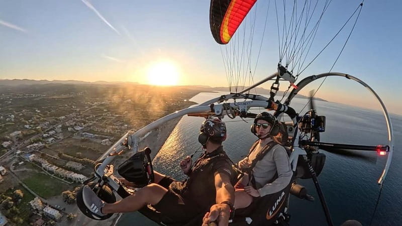 Chania: Paratriking Experience with a Professional Pilot - Weather planning and possible changes