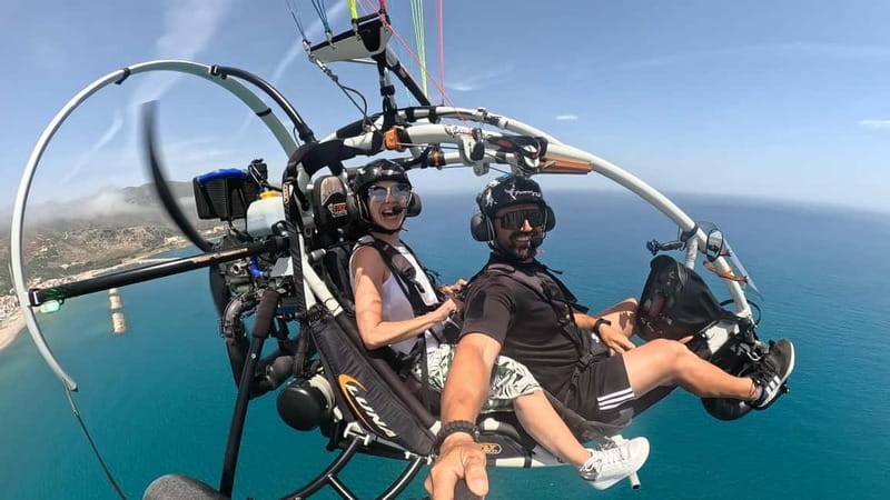 Chania: Paratriking Experience with a Professional Pilot - The first minute: quick lift and open air