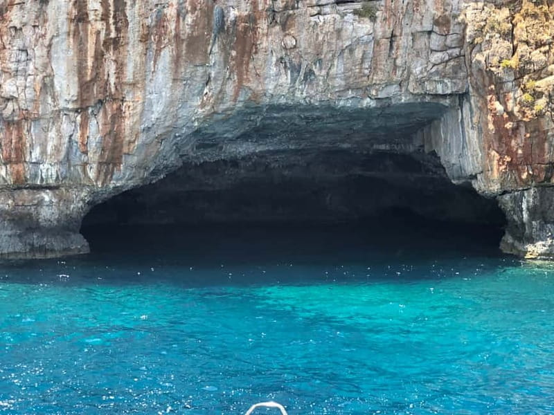 Chania: Private Cruise with Sup Food & Unlimited Drinks - Marathi: the first long swimming stop