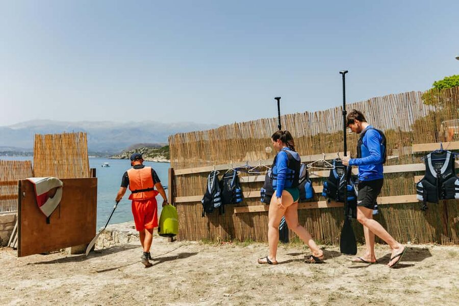 Chania: Stand-Up Paddleboard Small Group Tour - Swimming, sea life, and the white-clay stop