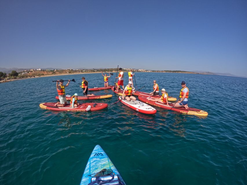 Chania: Stand-up Paddleboard Tour to Lazareta Island - Paddling out from New Chora